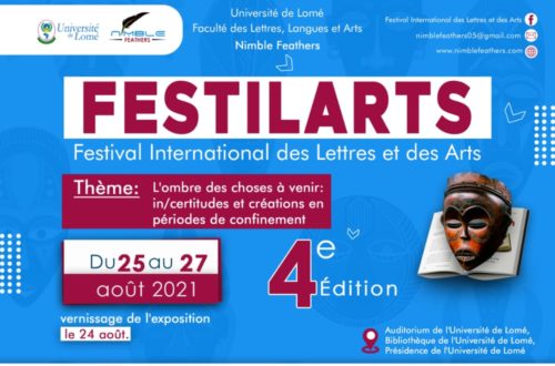 Article : Togo/Festival international des Lettres et des Arts 2021 : Les acteurs culturels à pied d’œuvre pour une relève assurée